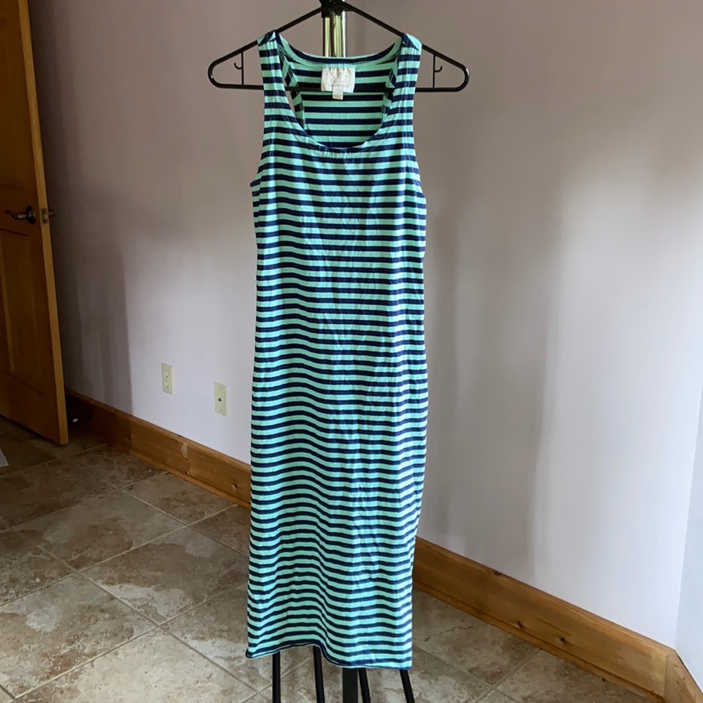 Sail to Sable Stripped Dress